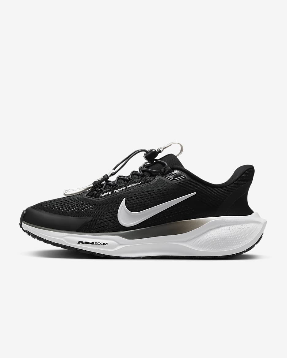 Nike pegasus running shoes black hotsell